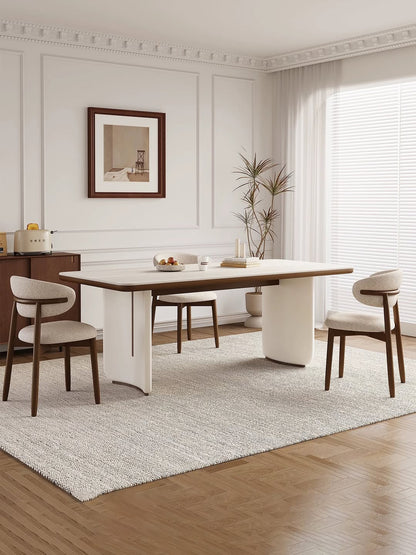 Hommie Wood Minimalist Dining Table HBTD006