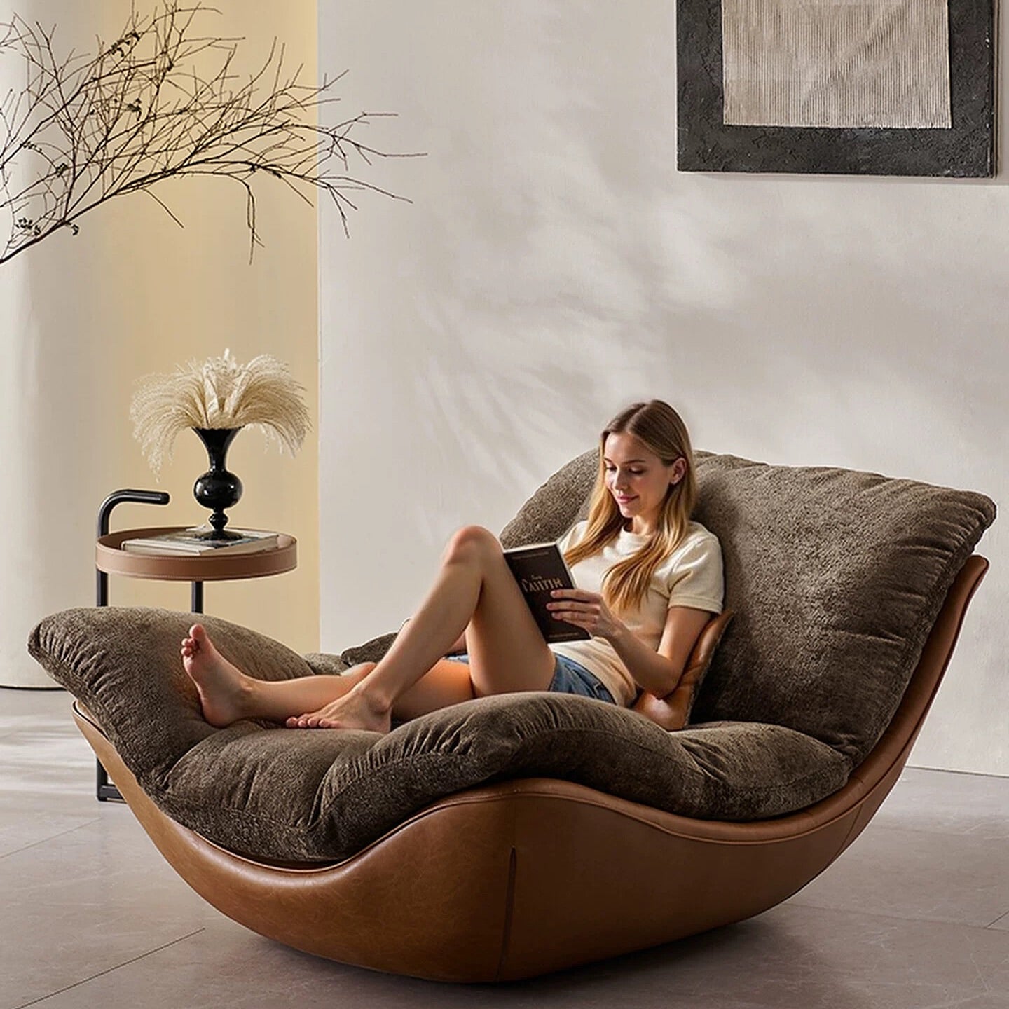 Hommie Vintage Italy Swing Armchair HBAC018