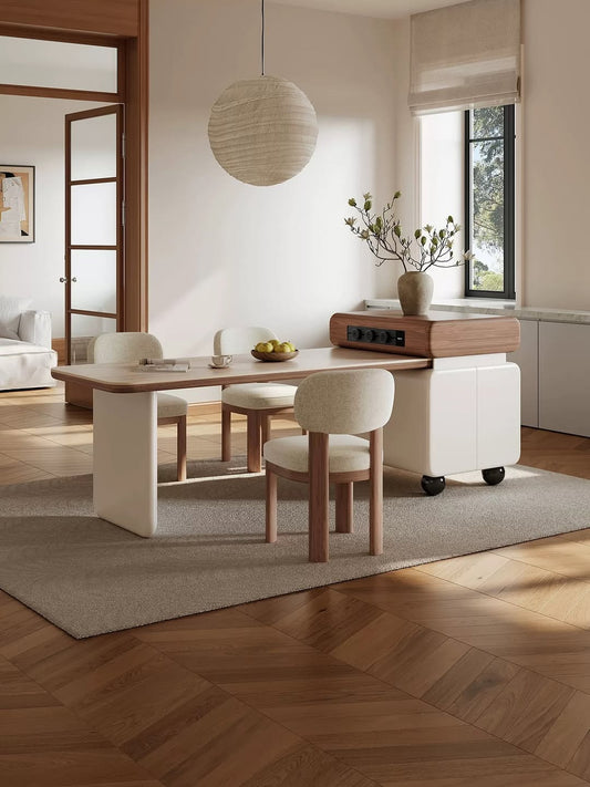 Hommie Wood Kitchen Counter Bar and Dining Table HBTD022