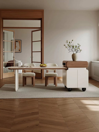 Hommie Wood Kitchen Counter Bar and Dining Table HBTD022