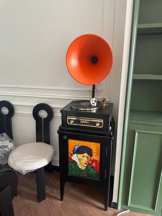 Hommie Horn Vinyl Player with Oil Painting Stand HBMC035 1