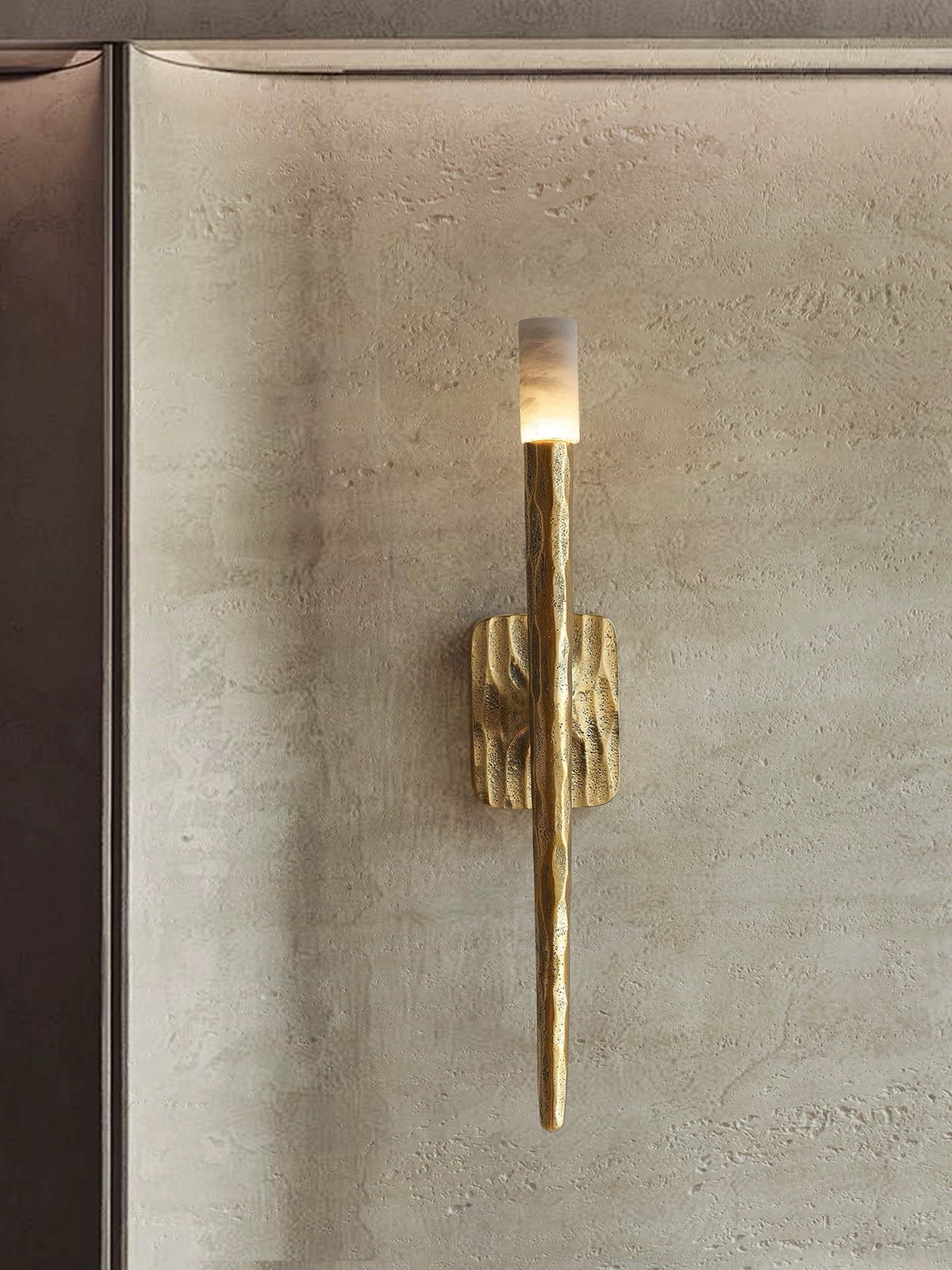 Hommie Brass Fluted Torch Vintage Wall Light HBCL059 1