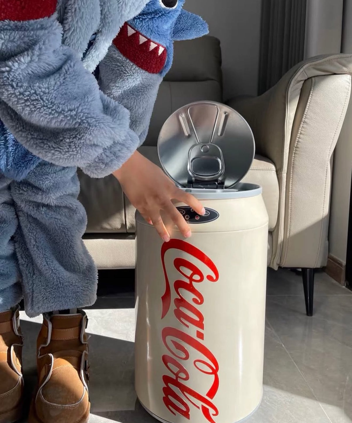 Hommie Soda Can Automatic Trash Bin HBMC033 1