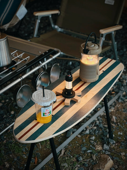 Hommie Skateboard Stripe Folding Camping Table HBOD006 1