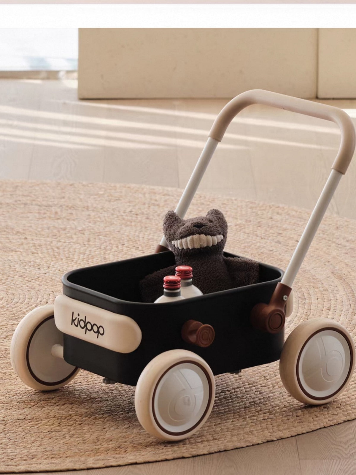 Hommie Red Kids Push Wagon Toy Cart HBKW021 3