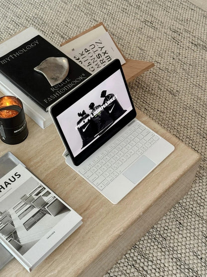 Hommie Travertine Square Coffee Table HBFT059 3