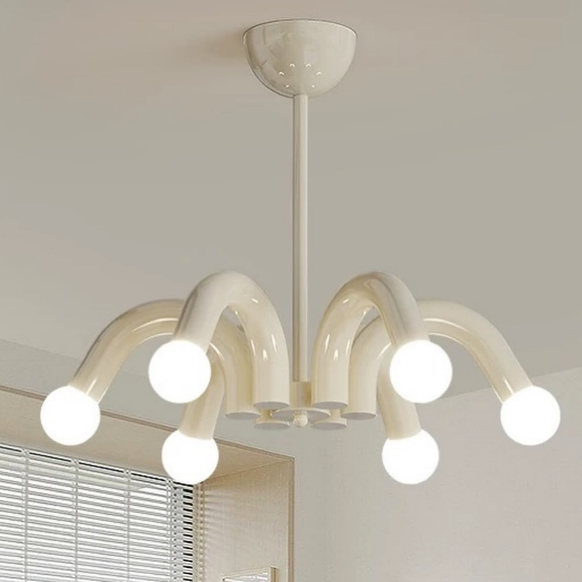 Hommie Arched Tube Bulb Chandelier HBCD035 2