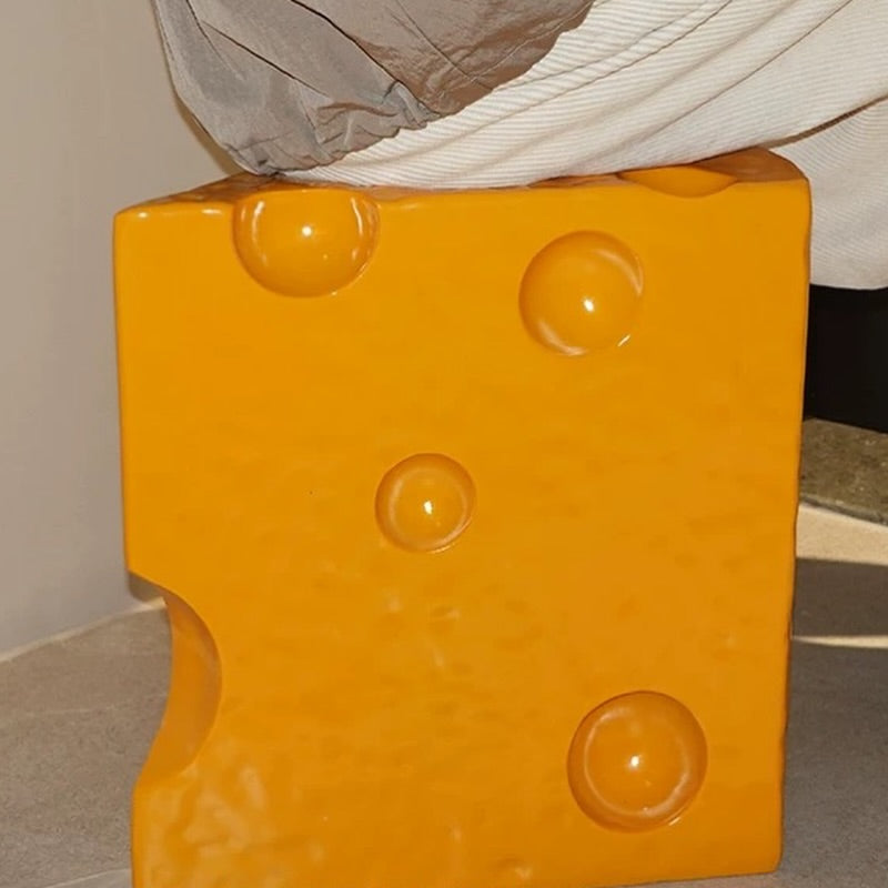 Hommie Yellow Cheese Wedge Side Table HBLC045 3