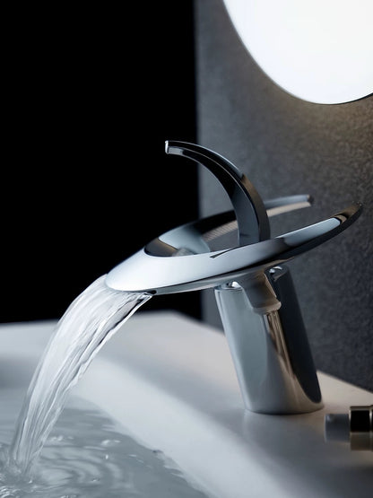 Hommie Chrome Crescent Basin Faucet HBFA009 2