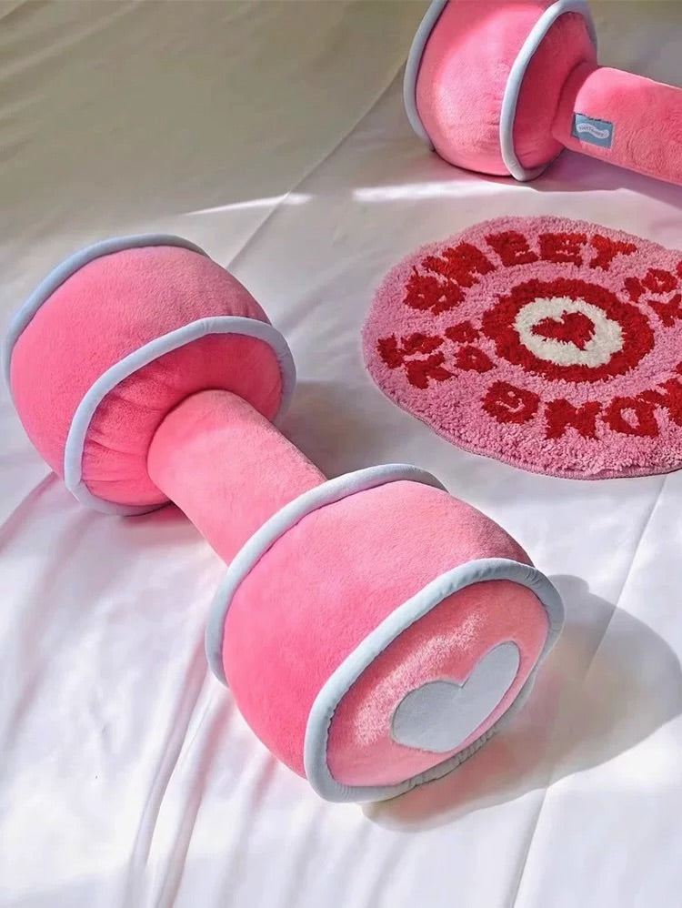 Hommie Pink Dumbbell Cushion HBSF081 4