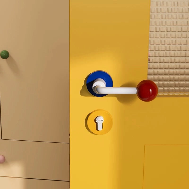 Hommie Red Blue Ball End Lever Door Handle HBMC030 1