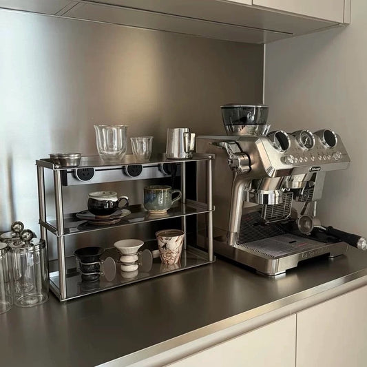 Hommie Stainless Open Frame Kitchen Counter Shelf HBKK055 1