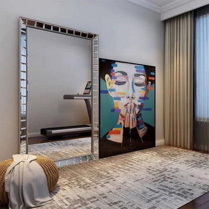 Hommie Beveled Mirror Frame Full Length Mirror HBMR037 1
