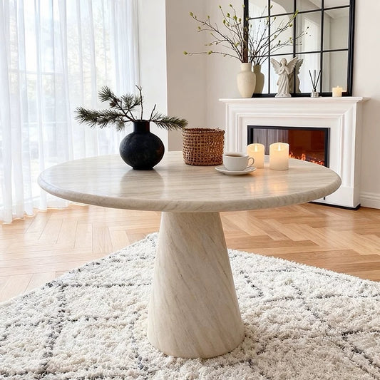 Hommie Marble Cone Base Round Table HBTD052 1