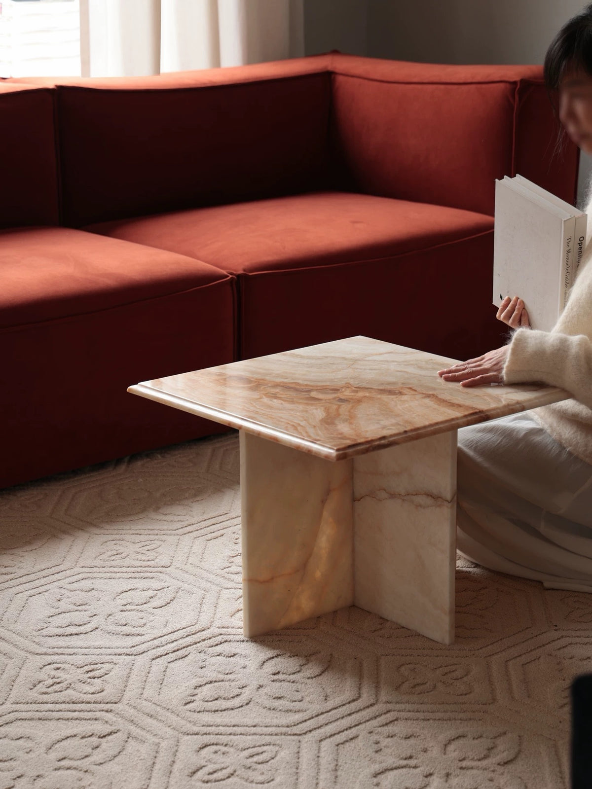 Hommie Natural Persian Jade Coffee Table HBFT055 1