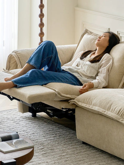Hommie Cream Electric Recliner Sofa HBSF078 3