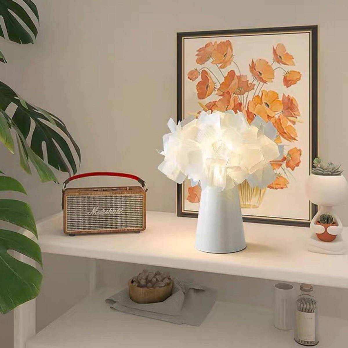 Hommie White Bouquet Table Lamp HBCL052 1