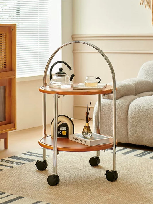 Hommie Two Tier Arch Frame Wheeled Side Table HBCT019 1