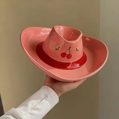 Hommie Cherry Cowboy Hat Party Plate HBKK052 3