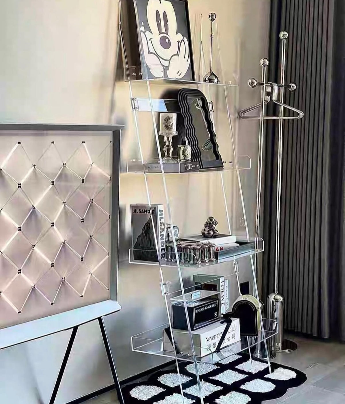 Hommie Acrylic Ladder Shelf HBMC025 1