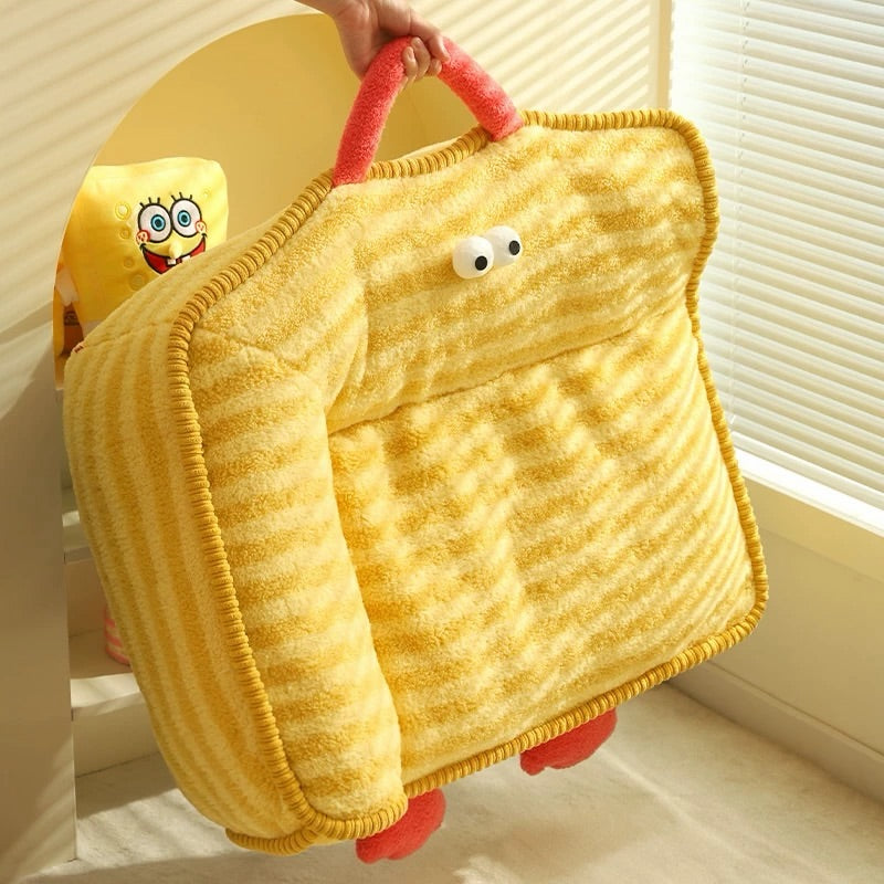 Hommie Yellow Striped Character Pet Sofa Bed HBPT025 3