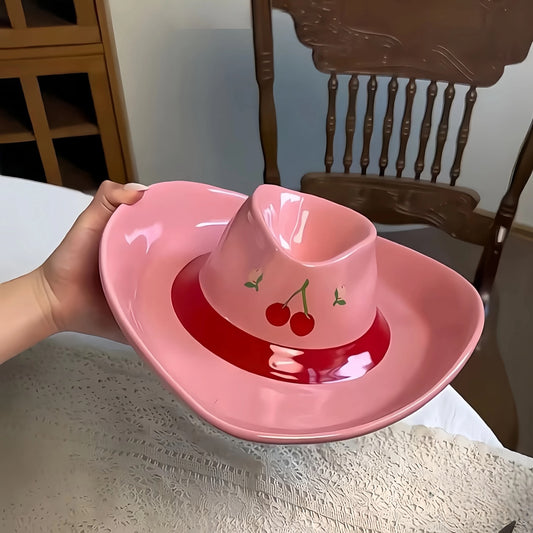 Hommie Cherry Cowboy Hat Party Plate HBKK052 1
