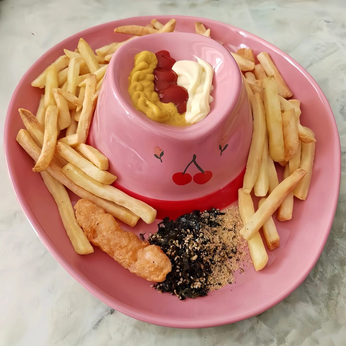 Hommie Cherry Cowboy Hat Party Plate HBKK052 2
