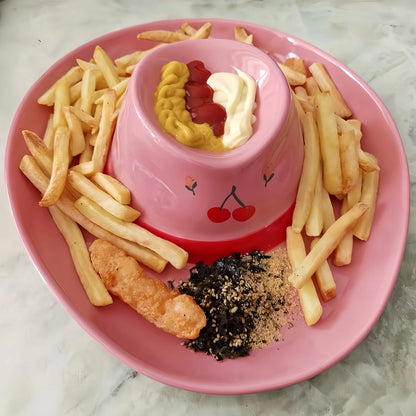 Hommie Cherry Cowboy Hat Party Plate HBKK052 2