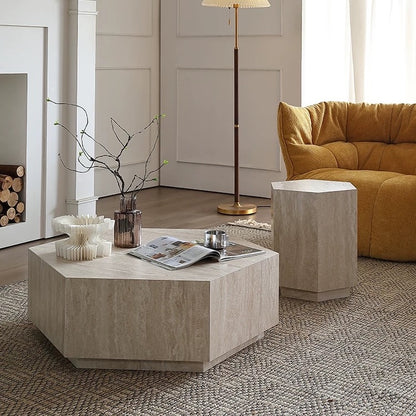 Hommie Hexagonal Coffee Table Set HBFT047 1