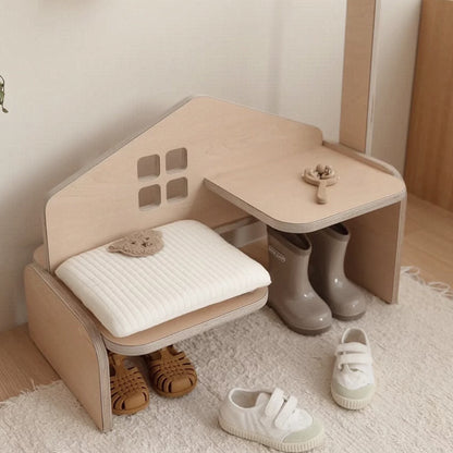 Hommie House Shape Kids Bench Chair HBKW013 3