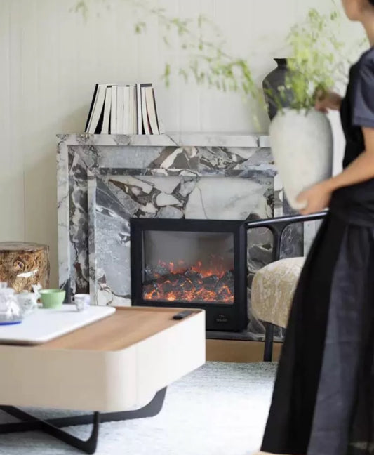 Hommie Built-in LED Fireplace Console HBHC018 1