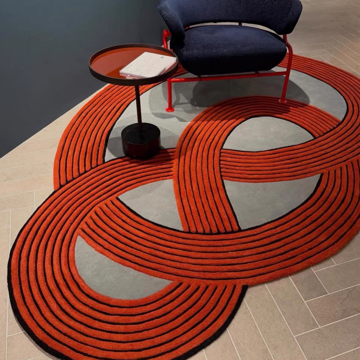 Hommie Looping Line Shaped Carpet HBCR022 1