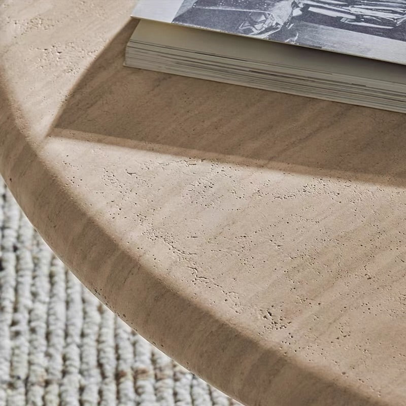 Hommie Round Pedestal Coffee Table HBFT042 2