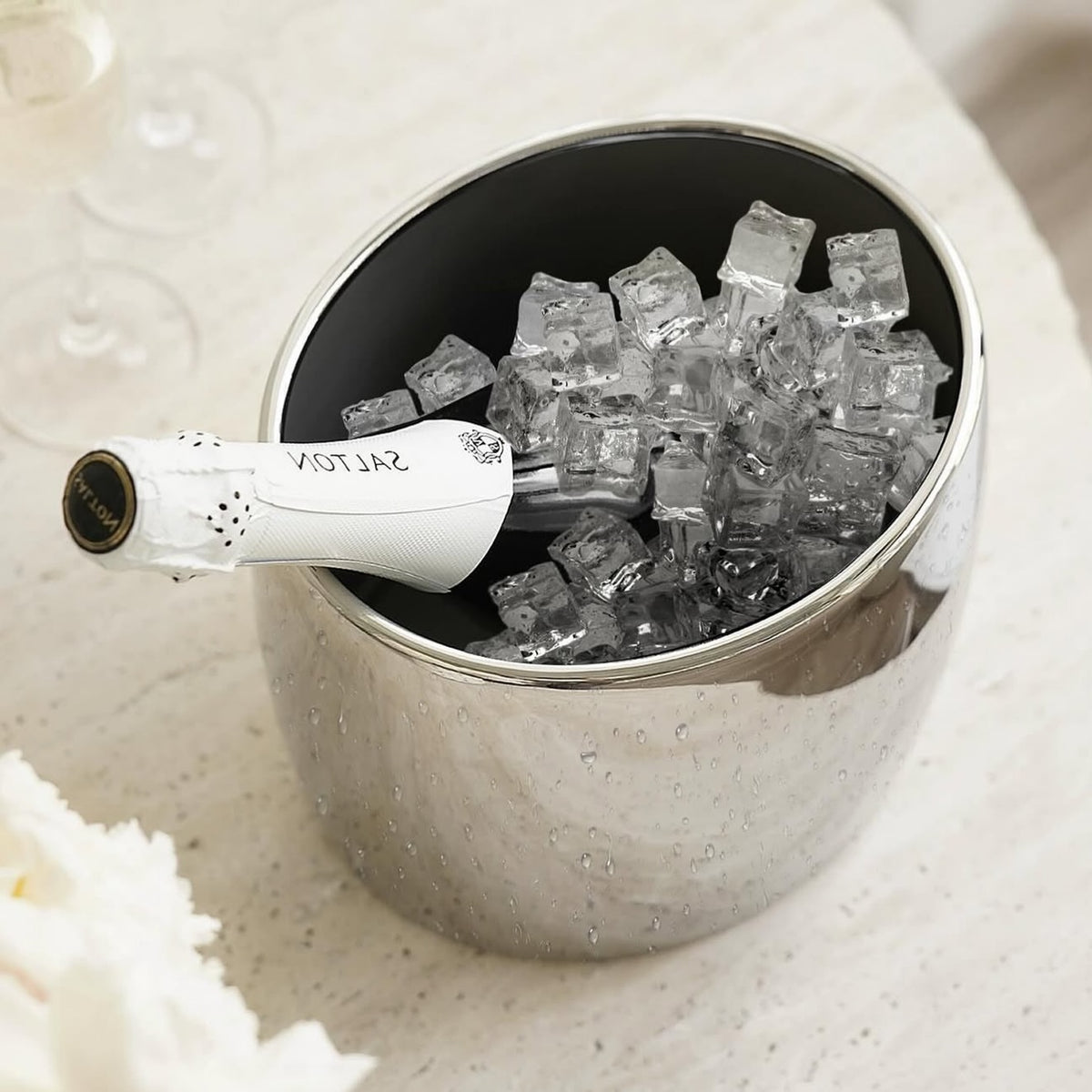 Hommie Polished Stainless Wine Ice Bucket HBKK050 2