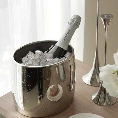 Hommie Polished Stainless Wine Ice Bucket HBKK050 1