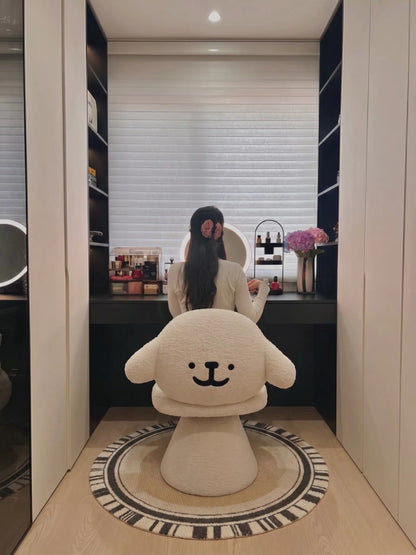 Hommie Boucle Puppy Swivel Chair HBCH033 4