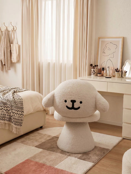 Hommie Boucle Puppy Swivel Chair HBCH033 3