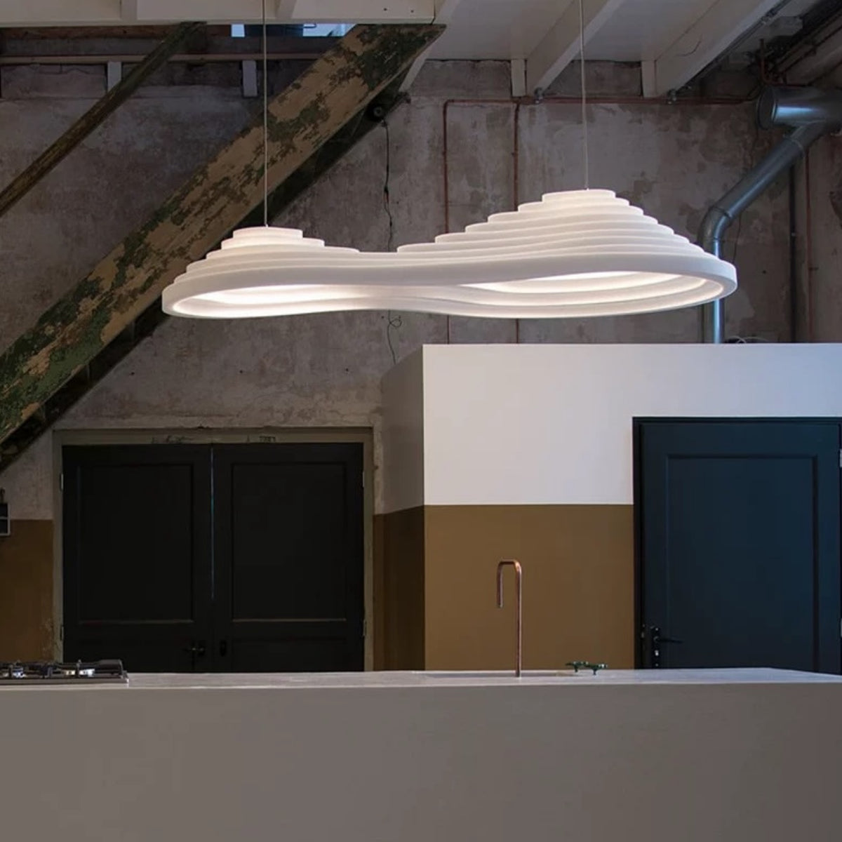Hommie Layered Wave Ceiling Light HBCD027 2