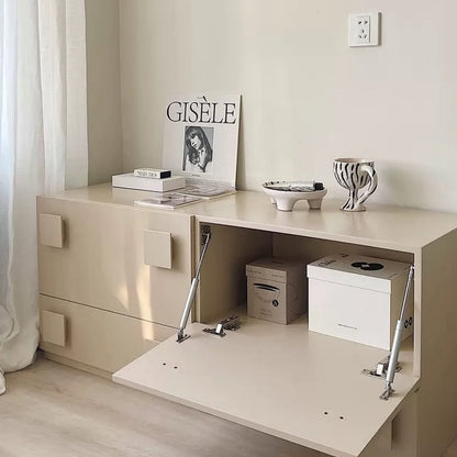 Hommie Minimal Block Handle Storage Cabinet HBCB022 1