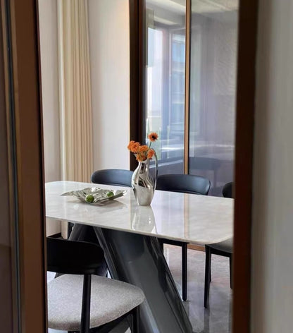 Hommie Stainless V Base Dining Table HBTD040 3