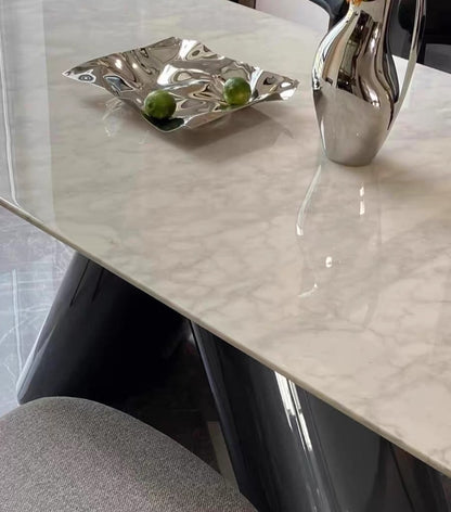 Hommie Stainless V Base Dining Table HBTD040 2
