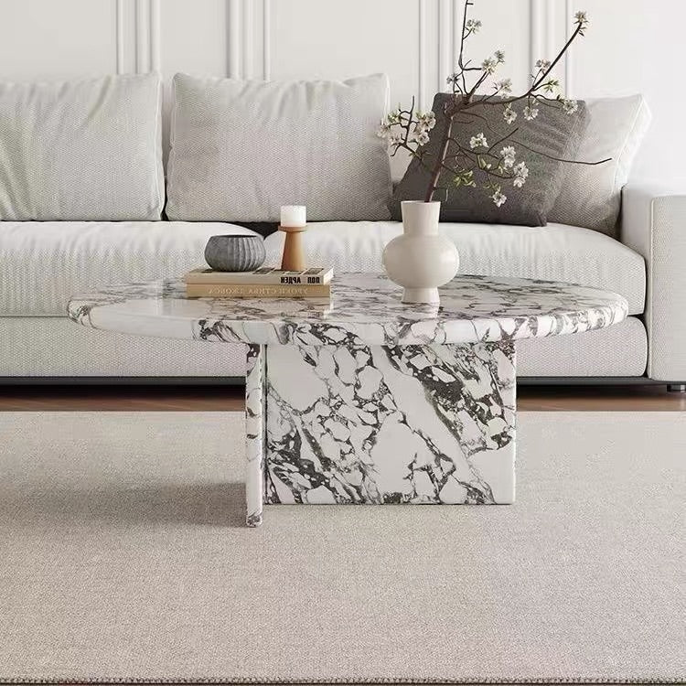 Hommie Bulgari Marble Round Coffee Table HBFT038 1