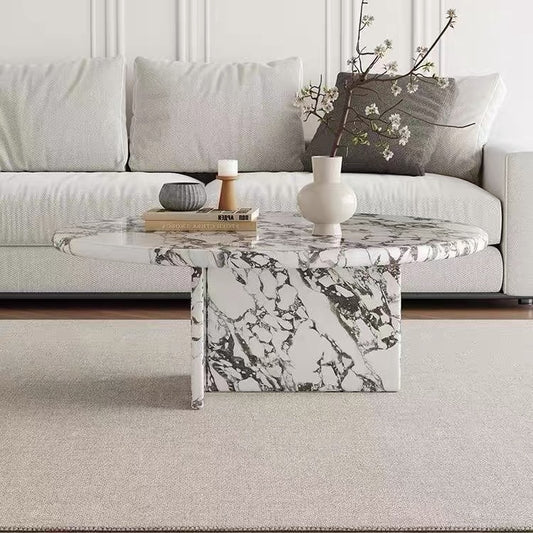 Hommie Bulgari Marble Round Coffee Table HBFT038 1