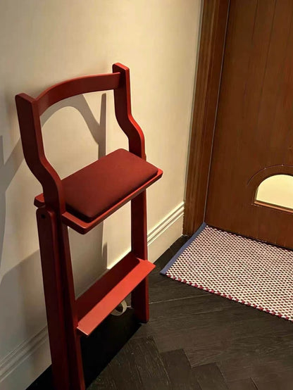 Hommie Folding Wood High Chair with Step HBCH027 7