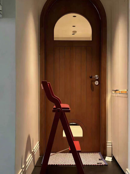 Hommie Folding Wood High Chair with Step HBCH027 8