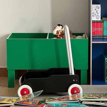 Hommie Two-Compartment Toddler Book Shelf HBKW009 2