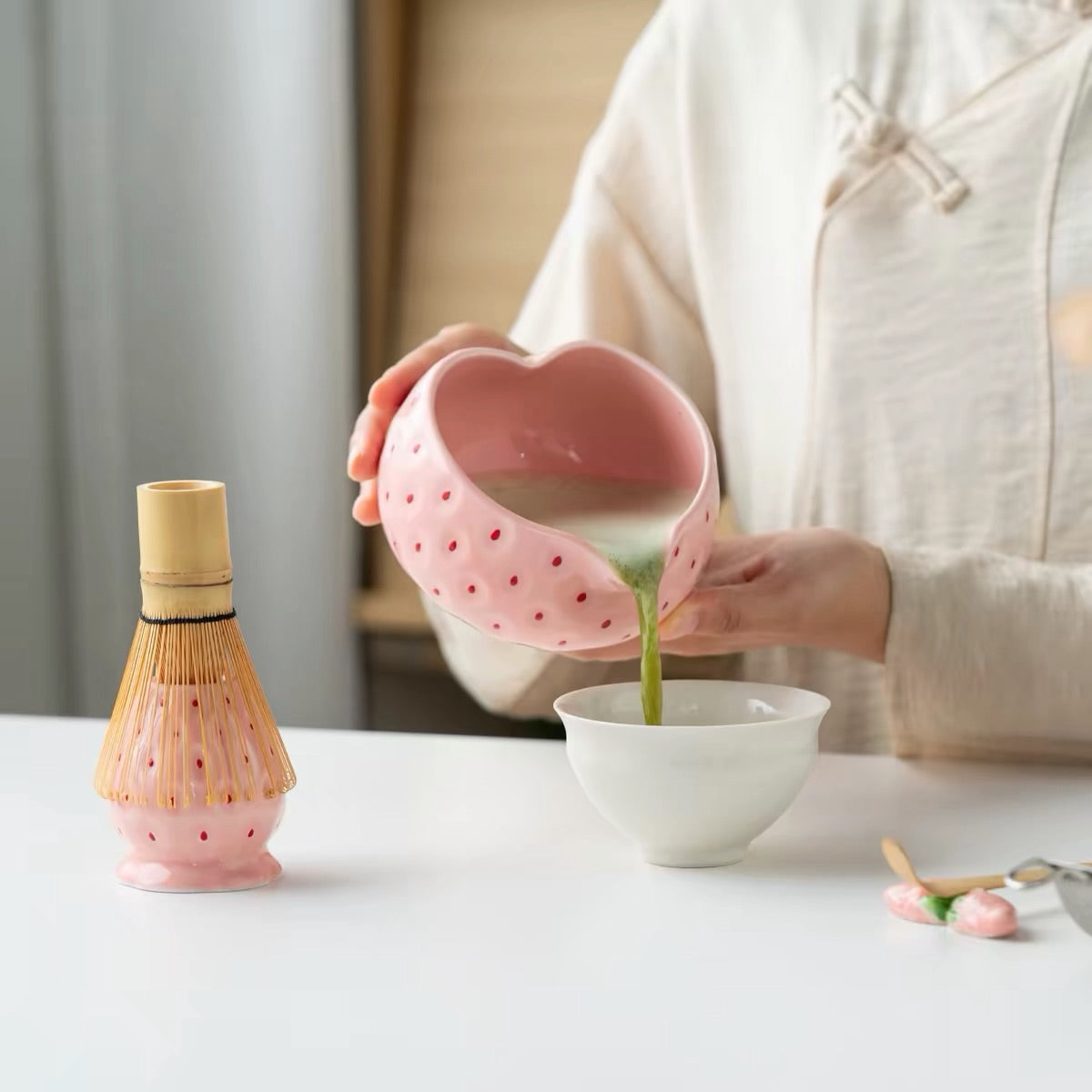 Hommie Strawberry Matcha Set HBKK047 2