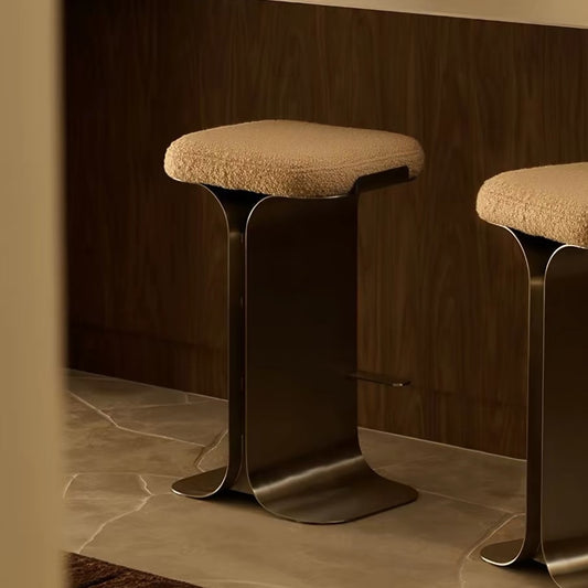 Hommie Bronze Boucle High Stool HBST035 1