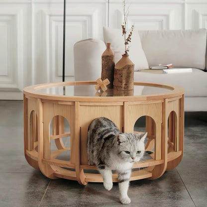 Hommie Arched Cat Coffee Table HBFT031 3