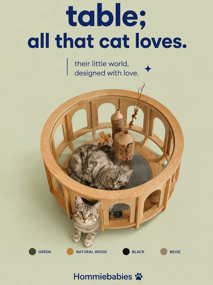 Hommie Arched Cat Coffee Table HBFT031 1